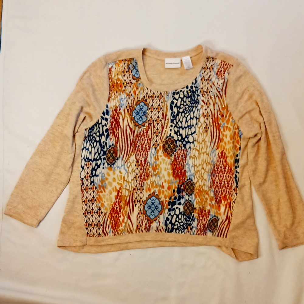 Woman's size large long sleeve Alfred dunner shirt